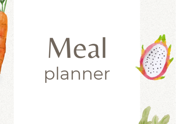 Canva Digital Meal Planner