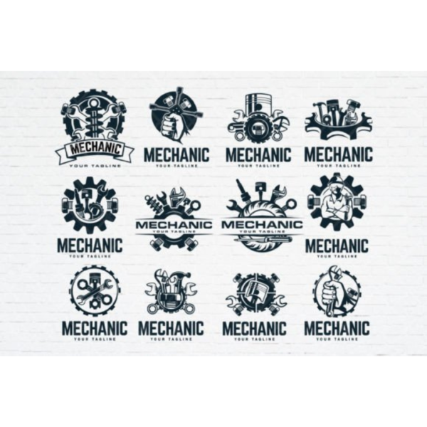 Mechanic Repair Tools Logo Bundle